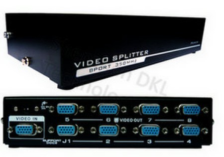 VGA Splitter (1In-8Out) 250Mhz