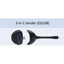 QS108  (Sender 2 in 1 type c & HDMI) ราคาพิเศษ