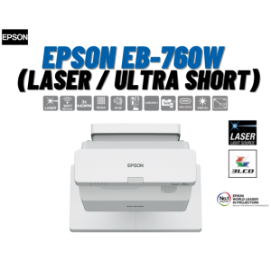 EPSON EB-760W (Laser / Ultra Short)