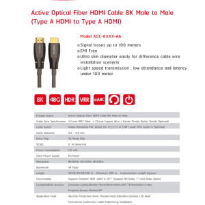 Mora HDMI Fiber 8K (15m)