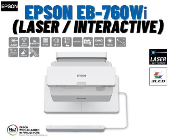 EPSON EB-760Wi ราคาพิเศษ