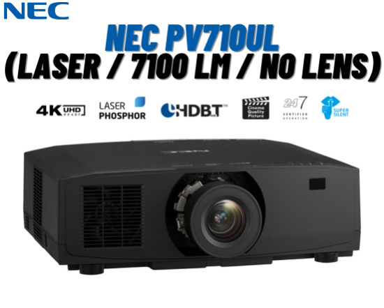 NEC PV710UL (Laser / 7100 lm / No Lens)